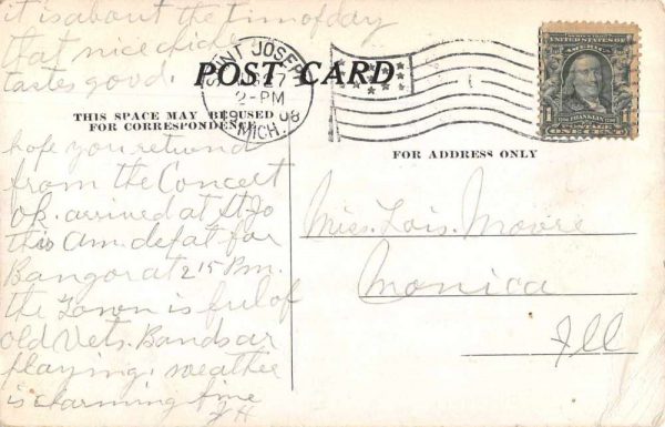 St Joseph Michigan Gov't Supply and Life Saving Stations antique pc ZD549871 - Image 2