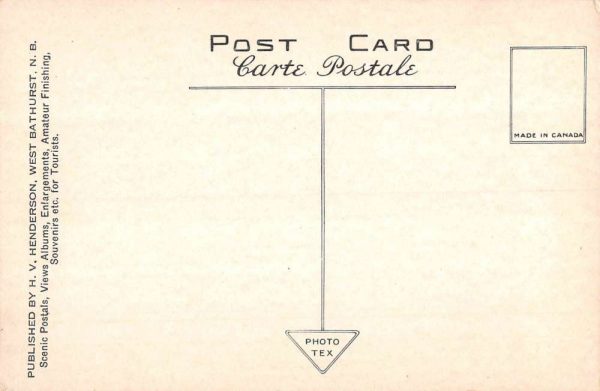 Perce P.Q. Canada 75 lb Codfish Bonaventure Island antique pc ZD549937 - Image 2