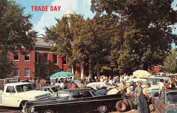 Scottsboro Alabama First Monday Trade Day Vintage Postcard JE359735