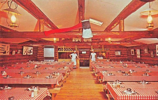 Hayward Wisconsin Logging Camp Cook Shanty Vintage Postcard JE359763
