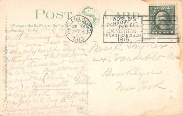 Spokane Washington Model Bakery Cafe Interior Vintage Postcard JE359767 - Image 2