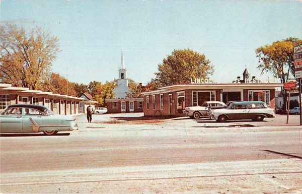 Lincoln Maine Lincoln House Restauarant and Motel Vintage Postcard JE359825