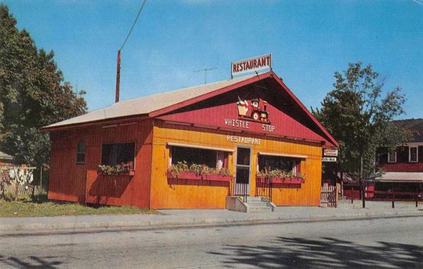 Lincoln New Hampshire Whistle Stop Restaurant Vintage Postcard JE359846