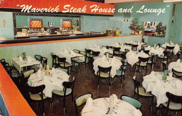 South Hackensack New Jersey Maverick Steak House and Lounge Postcard JE359860