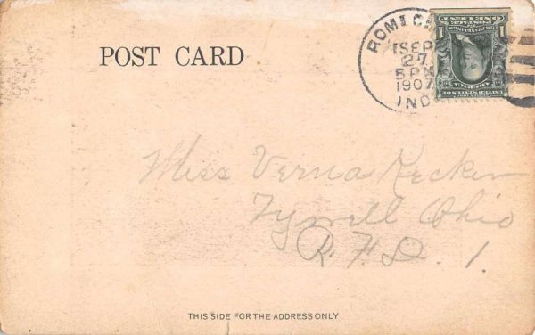Rome City ? Indiana Boat On River Scenic View Vintage Postcard JF360029 - Image 2
