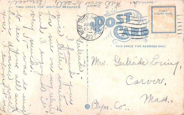 Lakeville Massachusetts Nelson's Grove Water Front Vintage Postcard JF360034 - Image 2