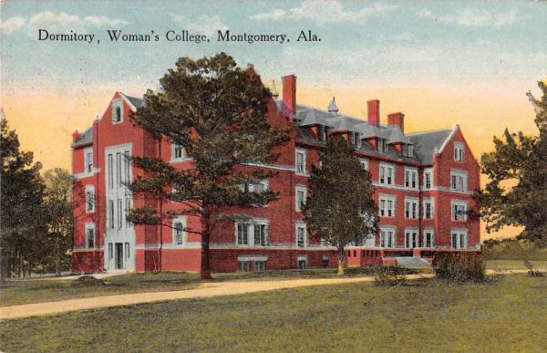 Montgomery Alabama Woman's College Dormitory Vintage Postcard JF360103