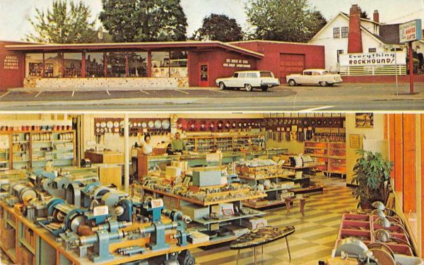 Portland Oregon Ed's House of Gems Store Vintage Postcard JF360142
