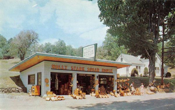 Brattleboro Vermont Molly Stark Sugar House Vintage Postcard JF360146
