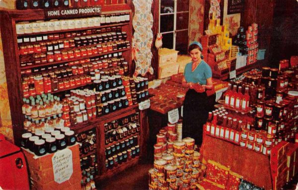 Chipley Georgia Gardens Country Store Interior Vintage Postcard JF360148