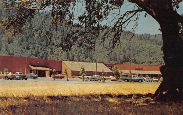 Hoopa California Hoopa Valley Shopping Center Vintage Postcard JF360170