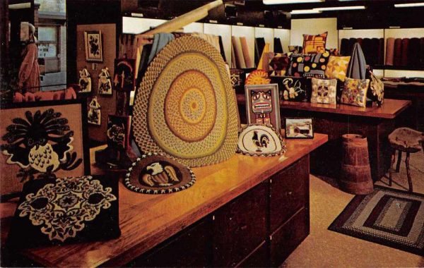 Guild New Hampshire The Dorr Mill Store Wool Rug Vintage Postcard JF360204