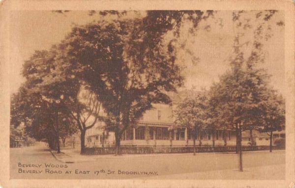 Brooklyn New York Beverly Woods Beverly Road Vintage Postcard JF360262