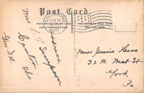 Canal Dover Ohio Penn-Iron-Coal Co Mining Vintage Postcard JF360338 - Image 2