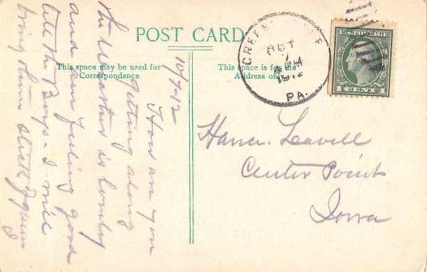 Greencastle Pennsylvania Second Dam Scenic View Vintage Postcard JF360356 - Image 2