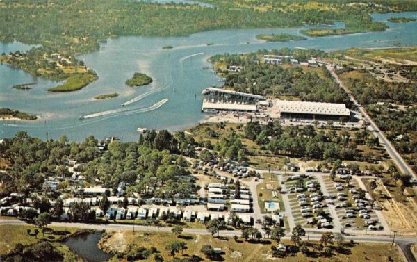 Tarpon Springs Florida Linger Longer Travel Resort Vintage Postcard JF360367