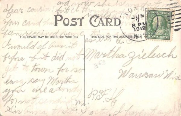 Tomah Wisconsin Hospital Exterior Vintage Postcard JF360416 - Image 2