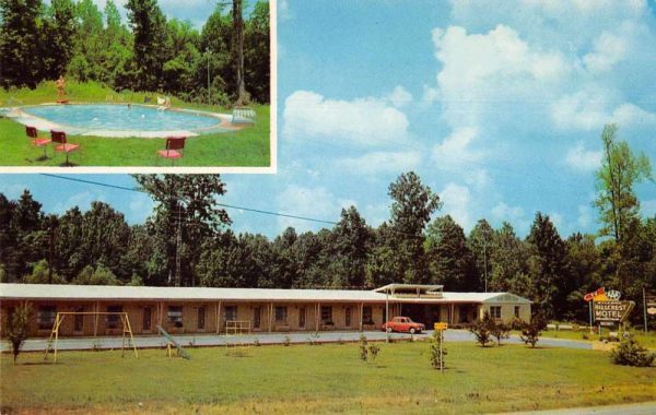 Vicksburg Mississippi Hillcrest Motel Vintage Postcard JF685010