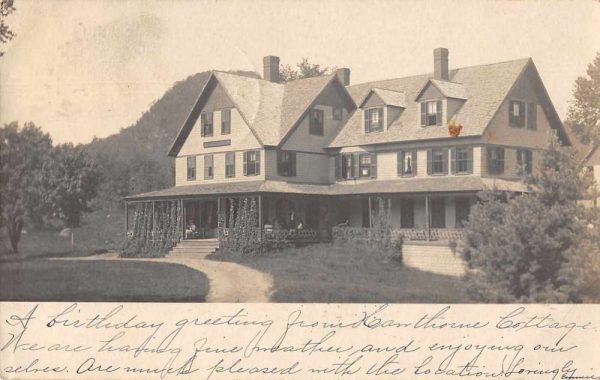 Jackson New Hampshire Iron Mountain House Front View Real Photo PC JF685110