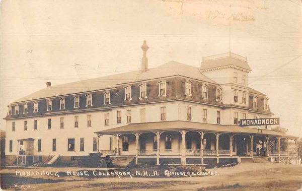 Colebrook New Hampshire Monadnock House Real Photo Vintage Postcard JF685195