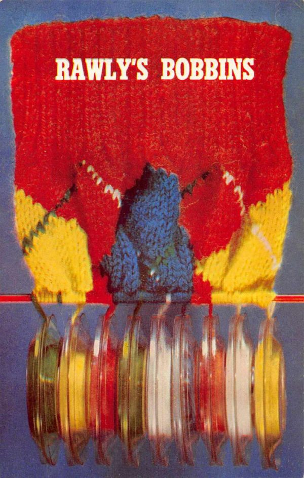 San Francisco California Rawly's Bobbins Yarn Ad Vintage Non PC Back JF685256