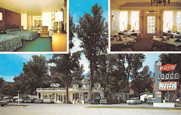 Kanab Utah Parry Lodge and Restaurant Vintage Postcard JF685436
