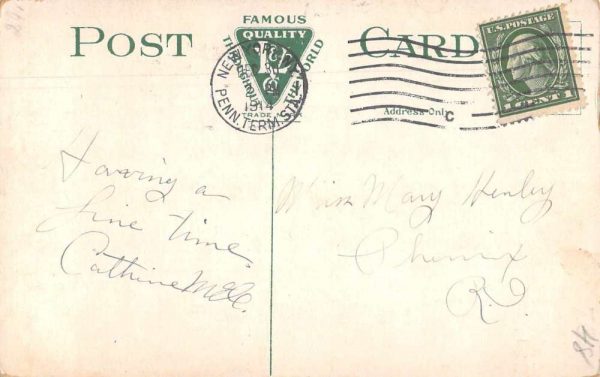 Brooklyn New York Flatbush Trust Co Exterior Vintage Postcard JF685441 - Image 2