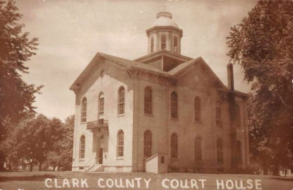 Kahoka Missouri Courthouse Real Photo Vintage Postcard JF685535