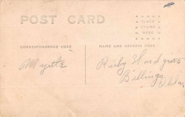 Miller Studio Woman in White Real Photo Vintage Postcard JF685610 - Image 2