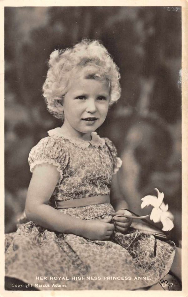Her Royal Highness Princess Anne Real Photo Vintage Postcard JF685614