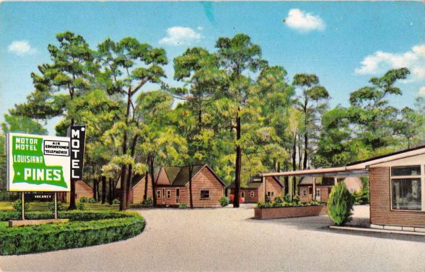 Westlake Louisiana Louisiana Pines Motor Motel Vintage Postcard JF685645