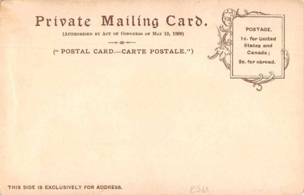 Shoe Salesman Store Comic Humor Private Mail Vintage Postcard JF685654 - Image 2