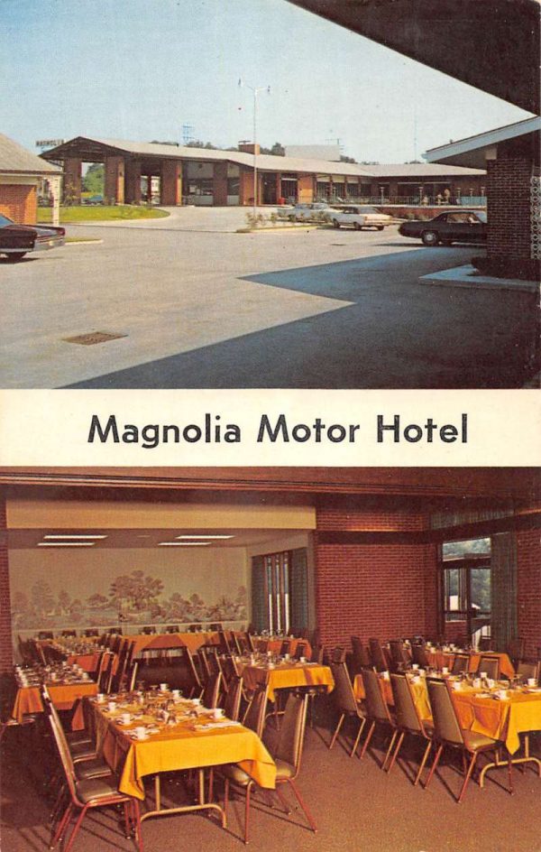 Vicksburg Mississippi multi-views Magnolia Motor Court vintage pc ZA441395