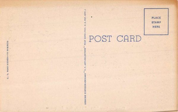 Bradford New Hampshire Greetings From country road linen antique pc ZA441438 - Image 2