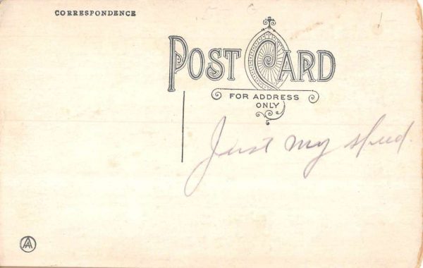 Hastings Pennsylvania "My Regular Diet" man drink in hand antique pc ZA441442 - Image 2