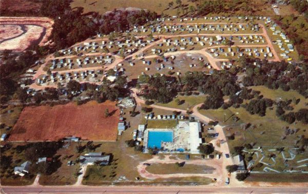 Sarasota Florida travel trailer campgrounds Sun N Fun Resort vintage pc ZA441478