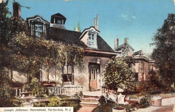 Ho-ho-kus New Jersey view of Joseph Jefferson homestead antique pc ZA441487