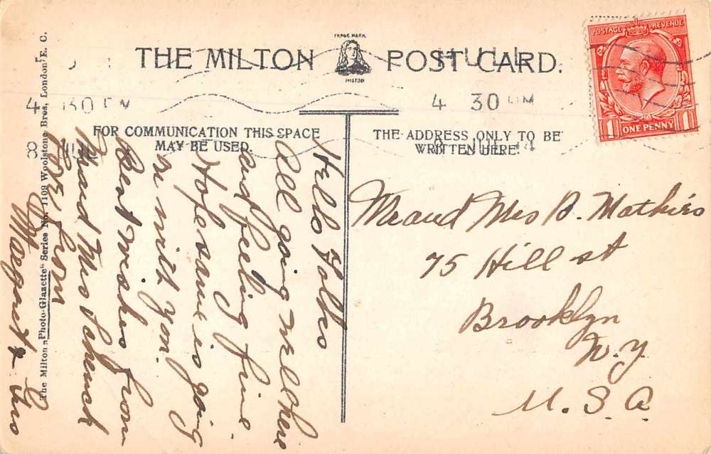 Hull England Victoria Pier Steamships Vintage Postcard JF685907 - Image 2