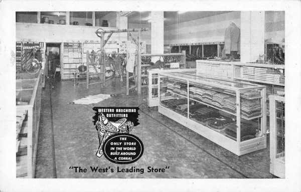 Cheyenne Wyoming Western Ranchman Outfitters Vintage Postcard JF235366