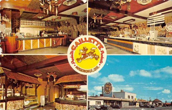 Maskinonge Quebec Canada Caillette Products Vintage Postcard JF235448