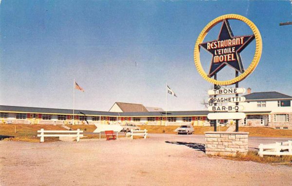 Repentigny Quebec Canada Motel L'Etoile Vintage Postcard JF235451