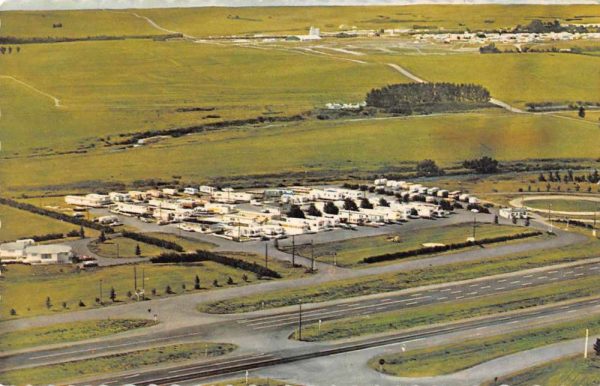Swift Current Saskatechewan Canada Ponderosa Trailer Park Postcard JF235452