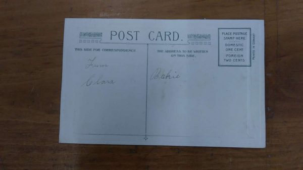 Birthday Greetings Yellow Roses Fold Out Winsch Vintage Postcard JF235637 - Image 2