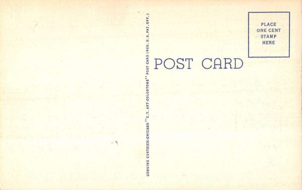 Grand Island Nebraska FCC Central Monitoring Station linen antique pc ZC548624 - Image 2
