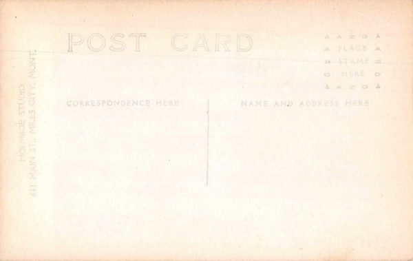 Miles City Montana Park Scenic View Real Photo Vintage Postcard JG236678 - Image 2