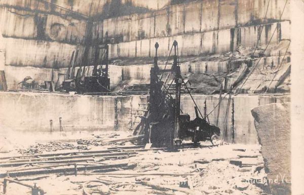 Rutland Vermont Marble Quarry Real Photo Vintage Postcard JG236680