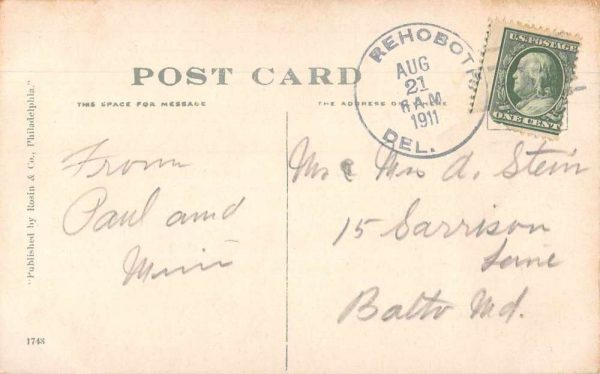 Rehoboth Beach Delaware The Breakers Scenic View Vintage Postcard JG236766 - Image 2