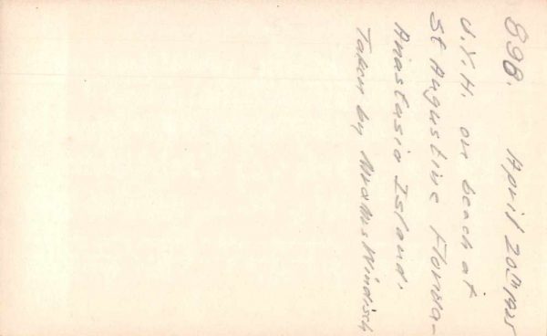 St Augustine Florida Anastasia Island Man in Bathing Suit Real Photo PC JG236776 - Image 2