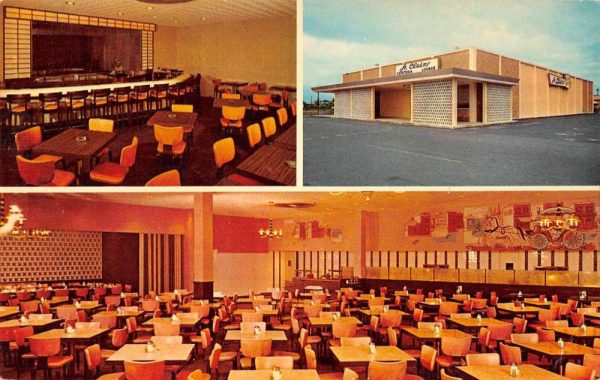 Ft Lauderdale Florida St Clairs' Cafeteria & Cocktail Lounge vintage pc ZC548717