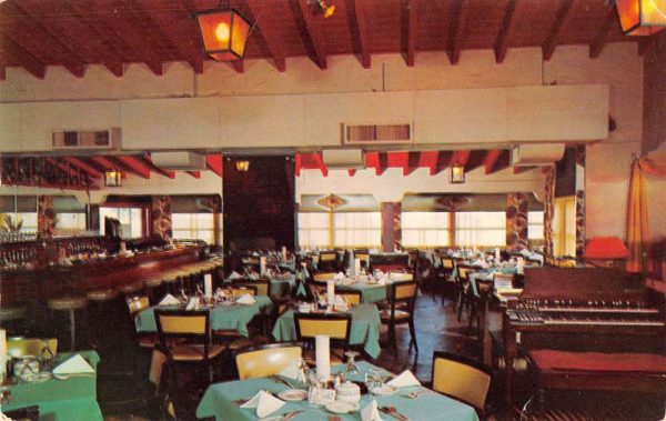 Ft Lauderdale Florida Galigher's Restaurant & lounge vintage pc ZC548722